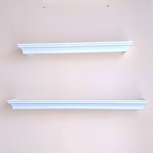 White Floating Shelves 😍